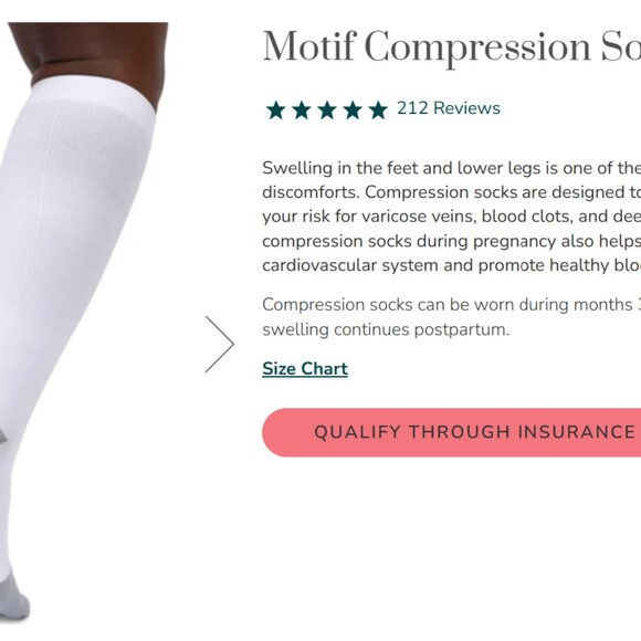 New Body After Body Premium Pregnancy Support (Size L) & Compression Sock (M) - Picture 10 of 10